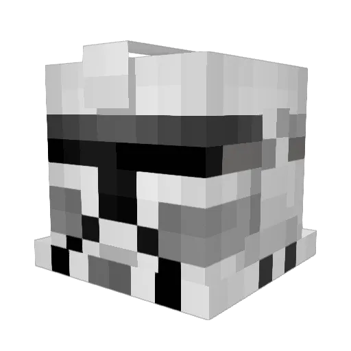 Itsuki_Takeuchi Minecraft avatar head, 3D render