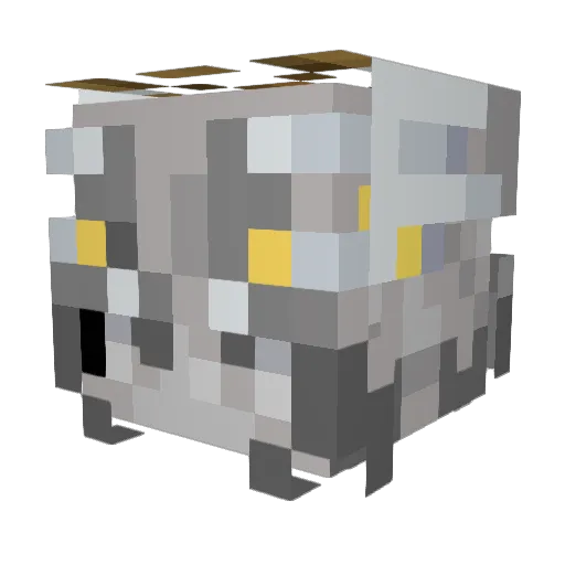 Itsukiho Minecraft avatar head, 3D render