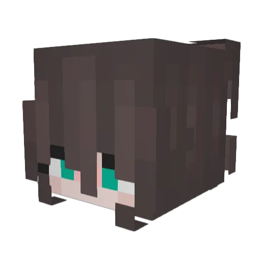 Itsumiz Minecraft avatar head, 3D render