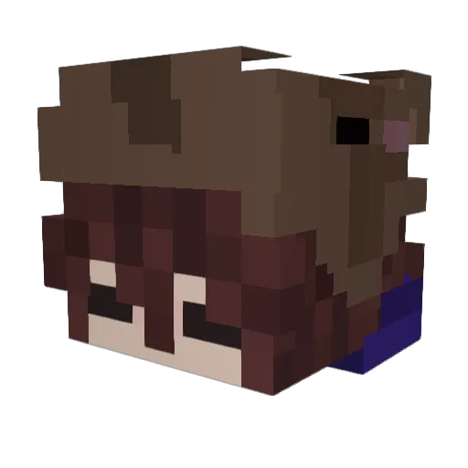 Itsurboyarmo Minecraft avatar head, 3D render