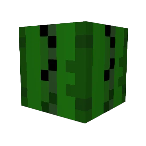 ItsxGold Minecraft avatar head, 3D render