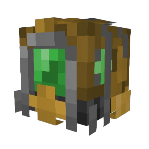 Itszenfox Minecraft avatar head, 3D render