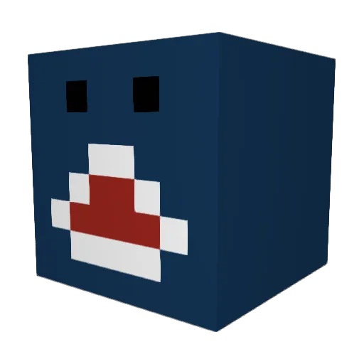 Ittam1 Minecraft avatar head, 3D render