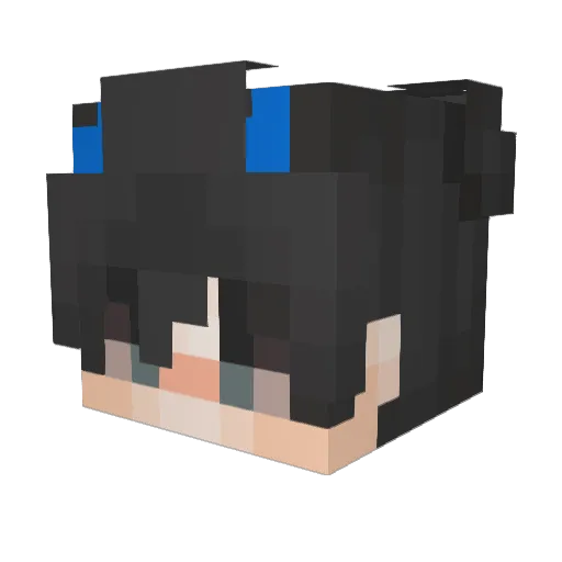 Itts_Hiro Minecraft avatar head, 3D render