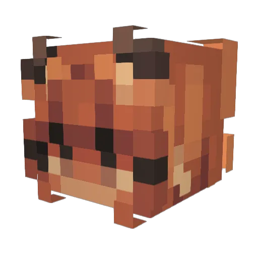 IttyBittyoreos Minecraft avatar head, 3D render