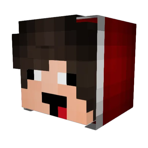 IttzMayhem Minecraft avatar head, 3D render