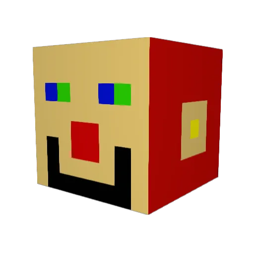 IturanI Minecraft avatar head, 3D render