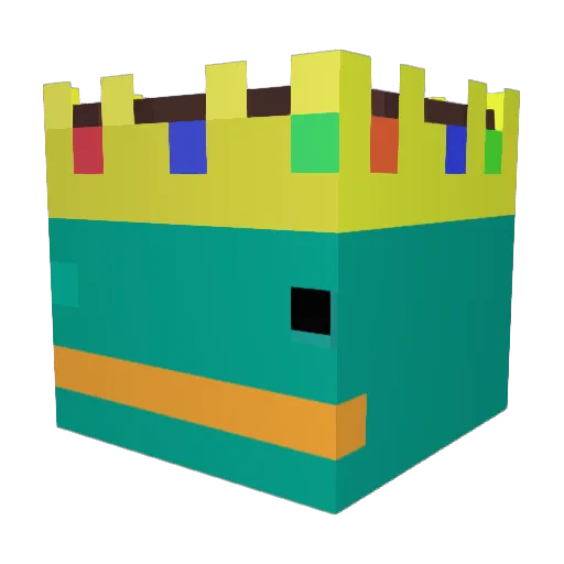 Itvarpoke1 Minecraft avatar head, 3D render