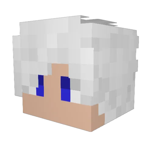 ItxSlade Minecraft avatar head, 3D render