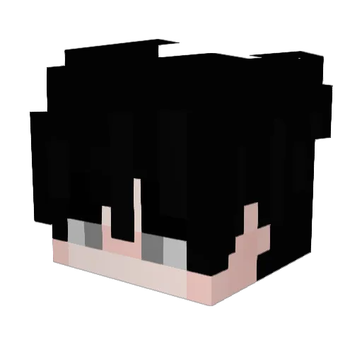 Itx_Dem0 Minecraft avatar head, 3D render
