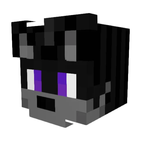 Itxploded Minecraft avatar head, 3D render