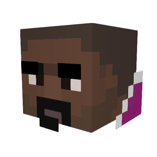 Itz4i20 Minecraft avatar head, 3D render