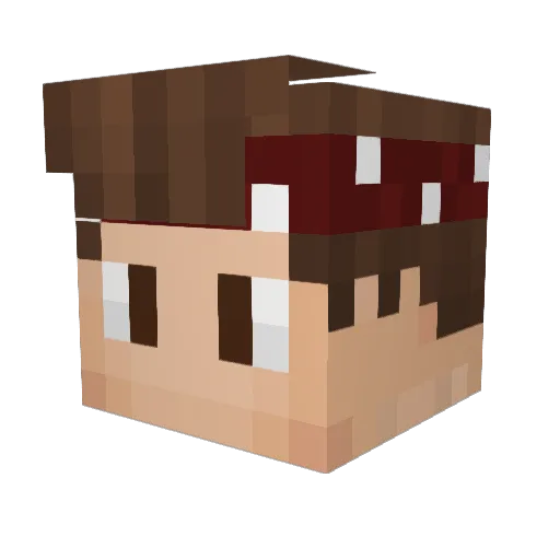 ItzAl3x Minecraft avatar head, 3D render