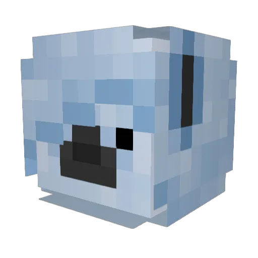 ItzAlpaca Minecraft avatar head, 3D render