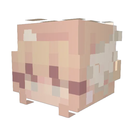 ItzAmanda_ Minecraft avatar head, 3D render