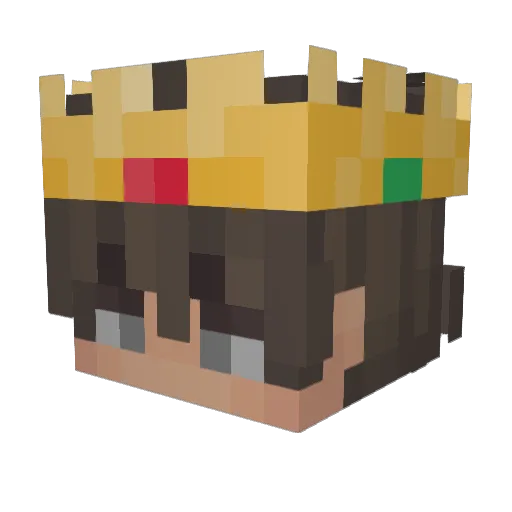 ItzAmitroo Minecraft avatar head, 3D render