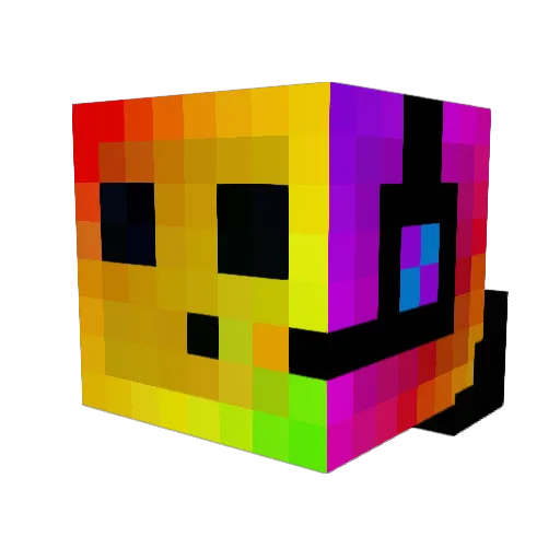 ItzAndris Minecraft avatar head, 3D render