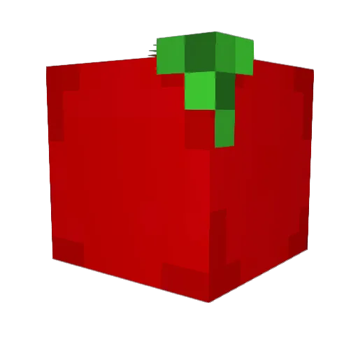 ItzAppel Minecraft avatar head, 3D render