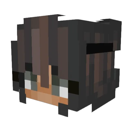 ItzAshley40 Minecraft avatar head, 3D render
