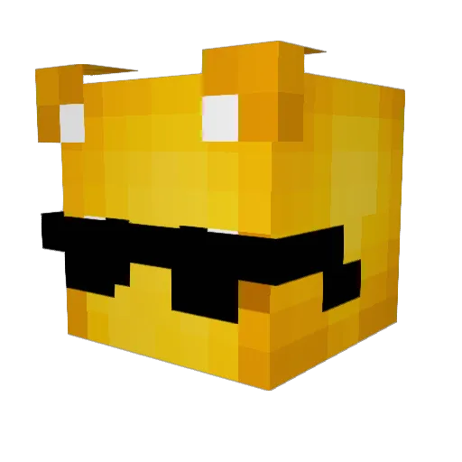 ItzBaLoo Minecraft avatar head, 3D render