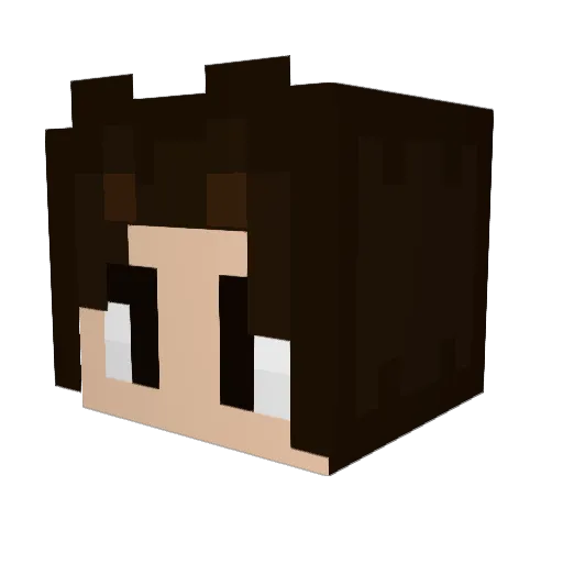 ItzBamBam Minecraft avatar head, 3D render