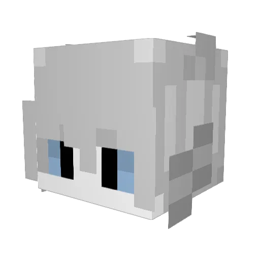 ItzBarsick Minecraft avatar head, 3D render