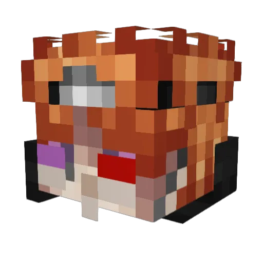 ItzBen_7 Minecraft avatar head, 3D render