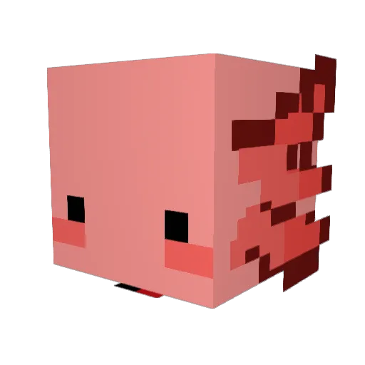 ItzBeo Minecraft avatar head, 3D render