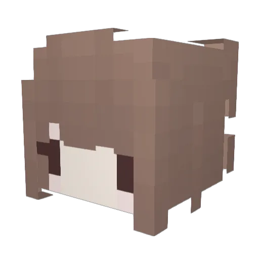 ItzBest_I Minecraft avatar head, 3D render