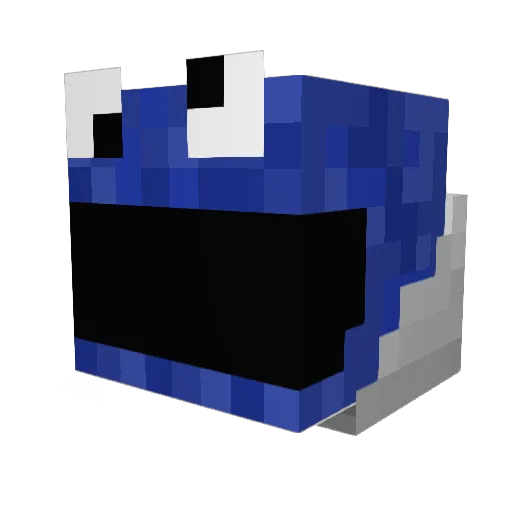 ItzBigFoot Minecraft avatar head, 3D render
