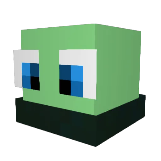 ItzBoringPvP Minecraft avatar head, 3D render