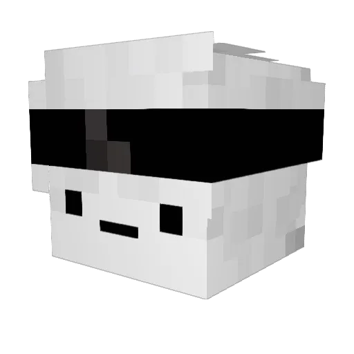 ItzBrokken Minecraft avatar head, 3D render