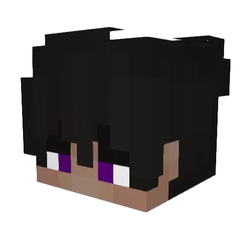 ItzC0mputerMC Minecraft avatar head, 3D render
