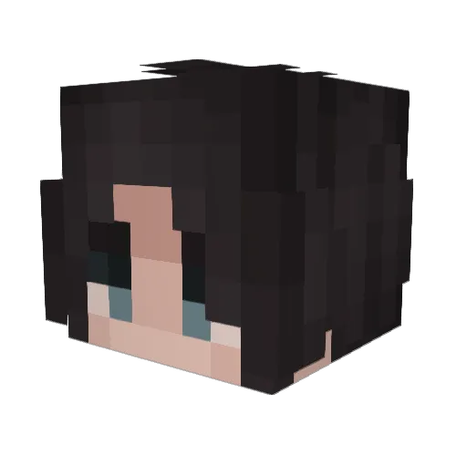 ItzCJbtw Minecraft avatar head, 3D render