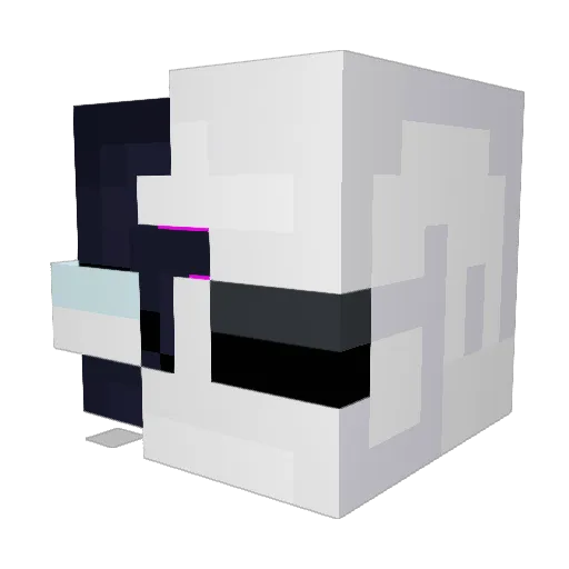 ItzCallMeKai Minecraft avatar head, 3D render