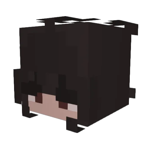 ItzCamy Minecraft avatar head, 3D render