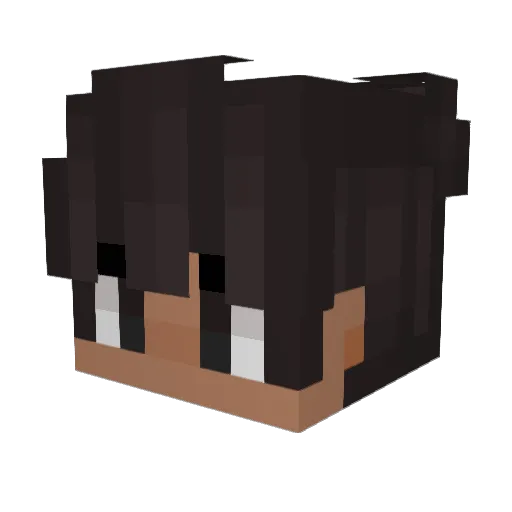 ItzCarlcraft Minecraft avatar head, 3D render