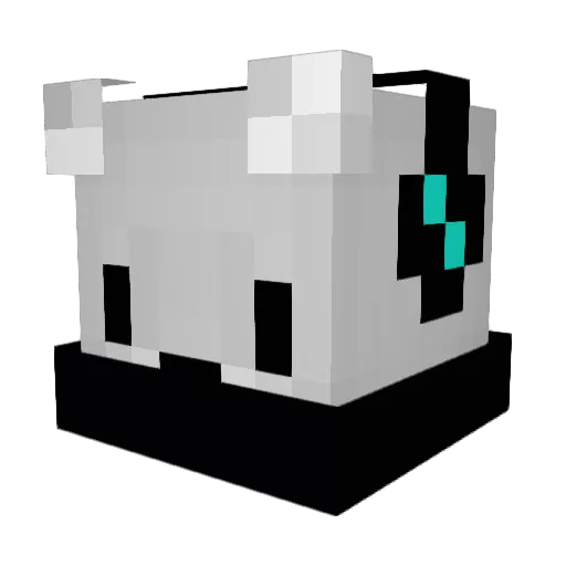 ItzCartop1 Minecraft avatar head, 3D render