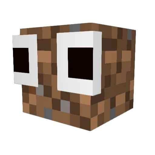 ItzCass Minecraft avatar head, 3D render