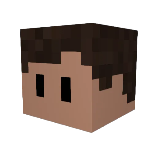 ItzChappie Minecraft avatar head, 3D render