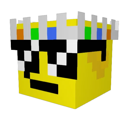 ItzCheddaChezz Minecraft avatar head, 3D render