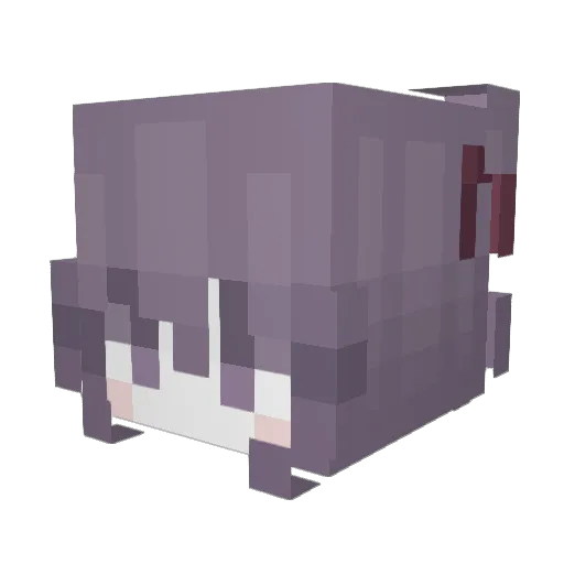 ItzClutch_ Minecraft avatar head, 3D render
