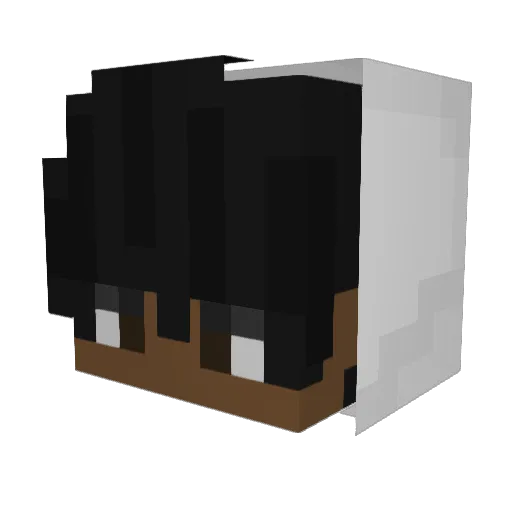 ItzColt13 Minecraft avatar head, 3D render