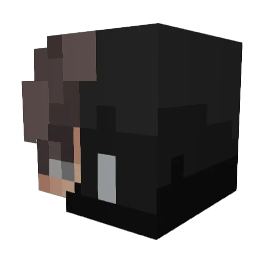 ItzCommander Minecraft avatar head, 3D render