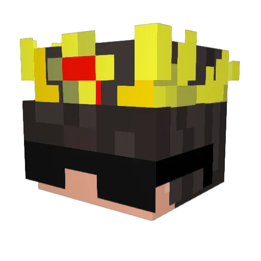 ItzCr4ck Minecraft avatar head, 3D render