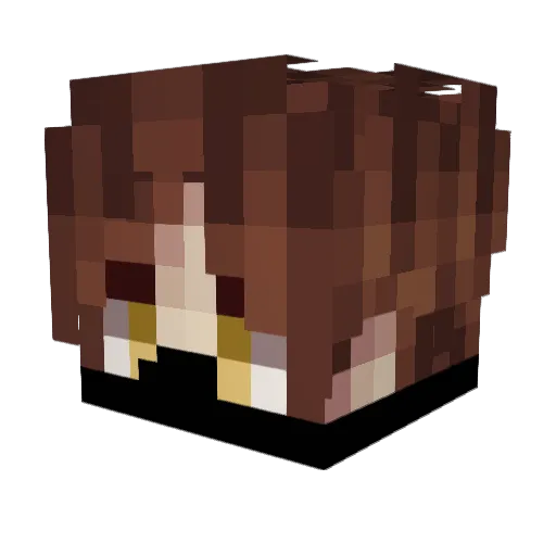 ItzCritical Minecraft avatar head, 3D render