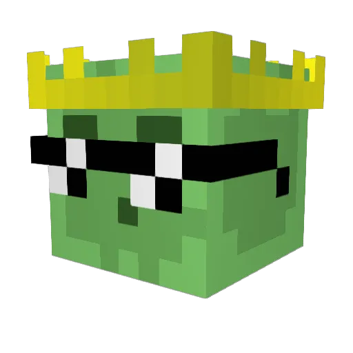 ItzDeVvuZ Minecraft avatar head, 3D render