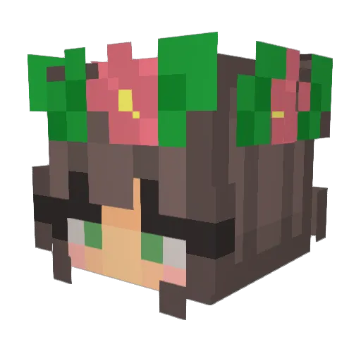 ItzDeath123 Minecraft avatar head, 3D render