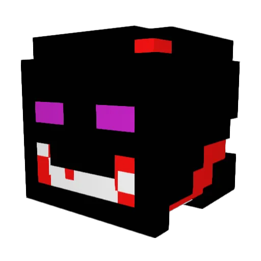 ItzDedu Minecraft avatar head, 3D render