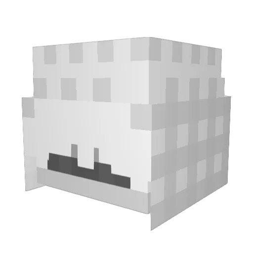 ItzDemonic Minecraft avatar head, 3D render